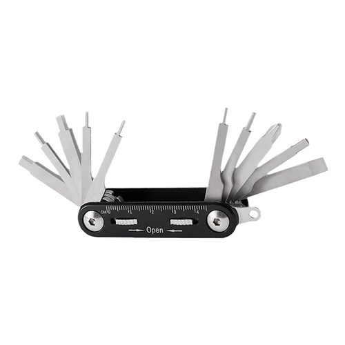 公路自行车维修工具可折叠带锁单车拆卸螺丝刀批头组合户外便携