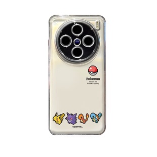 像素宝可梦适用vivox300pro手机壳x200mini皮卡丘耿鬼x100s新款ultra透明x90镜头全包80卡通70动漫60防摔50套