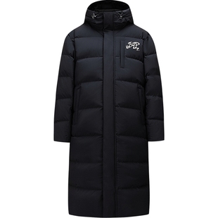 安踏凯里欧文中长款羽绒服冬季保暖防风休闲百搭外套男172611903