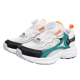 Dr.Kong江博士童鞋2026春新款透气旋钮扣男女轻便儿童运动鞋