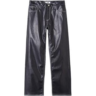 【特价5折】EYTYS牛仔裤Benz复古皮革宽松牛仔裤 25秋冬男女同款