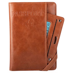 2026新款旅行护照夹钱包一体多功能大容量证件收纳包防盗刷护照包