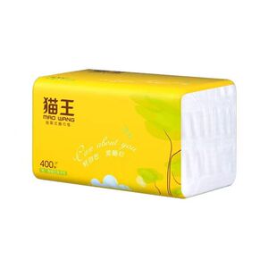 猫王4层400张加厚抽纸