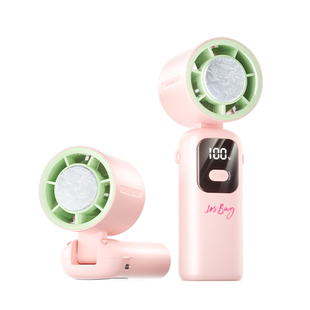 LosBay冰敷空调手持小风扇制冷静音2026新款超强力usb小型桌面办公室学生宿舍充电电风扇便携式随身超长续航