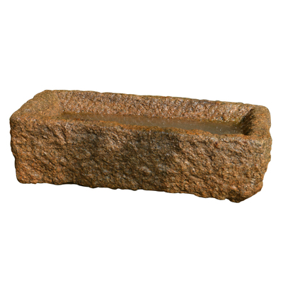 老石槽磨盘马槽石臼石磙农村老物件