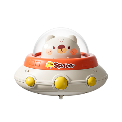 按压萌宠太空飞碟车1-3岁
