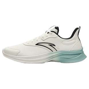 安踏皮面防水跑步鞋男士春秋2026新款正品青少年初中生运动休闲鞋