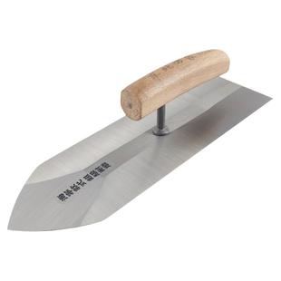 东北万家尖头抹泥板尖头加厚抹灰刀圆头大抹子瓦匠贴装砖砂灰推刀