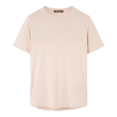 LoroPiana/诺悠翩雅男士T恤丝绸棉质针织基本款短袖运动风新款