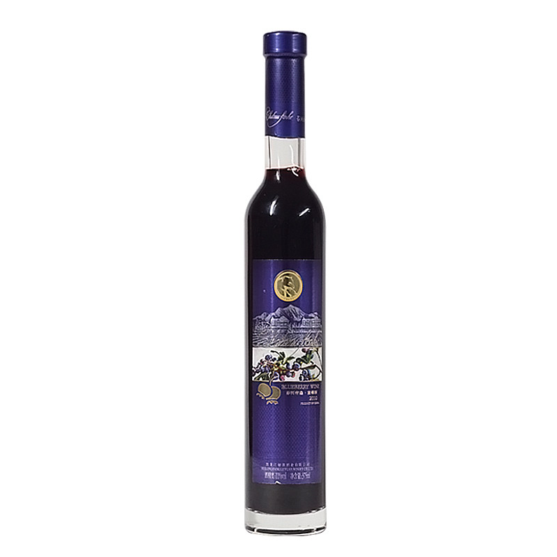 东宁芬河帝堡酒庄  10年份长白山100%蓝靛果原汁蓝莓酒
