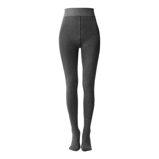 高个子加长版黑色打底裤女秋冬加绒加厚压力瘦腿袜灰色外穿连裤袜