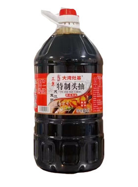 增城特产 正果灶基酿造酱油 特制头抽5L大瓶装 天然生晒 广东包邮