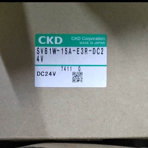 议价CKD电磁阀SVB1W-15A-E3R-DC2 4V DC24V供电 全新原装现货