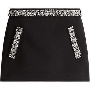 HM女装半身裙春季时尚休闲水钻修身短裙礼服party小礼裙1260046