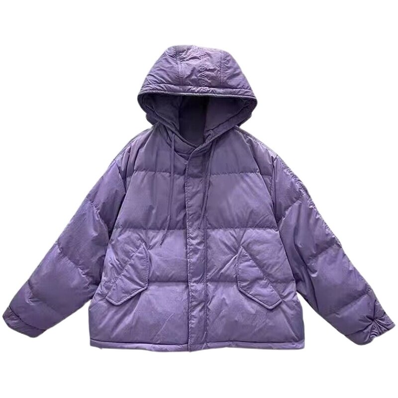 东大门羽绒服女短款冬季白鸭绒