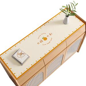 餐边柜桌垫鞋柜垫子台面保护防脏电视柜桌布防水桌面酒柜玄关盖布