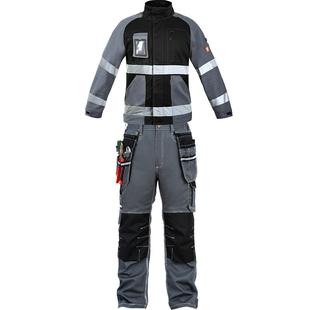 Bauskydd保世基安全电工技工维修秋全棉劳保结实耐磨工装制服套装