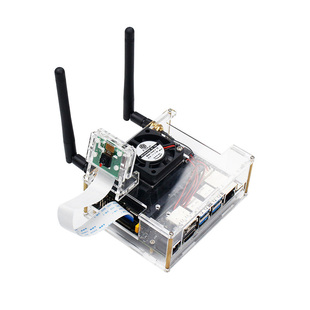 Jetson Nano B01开发板亚克力外壳英伟达保护壳机箱4GB/SUB带风扇