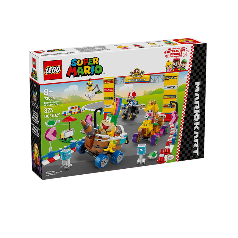 【自營】LEGO樂高積木馬里奧72036碧姬寶寶和大獎(jiǎng)賽拼裝玩具禮物