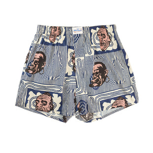 Brinkhome短裤男士平角内裤阿罗裤纯棉宽松加肥加大裤衩头平四角