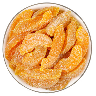 黄桃干500g桃脯蜜饯桃肉干果桃干果脯桃子片非无添加批发果干零食