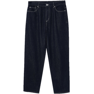 907杰克琼斯男装秋季牛仔通勤百搭日常阔腿长裤子原色牛仔裤男款