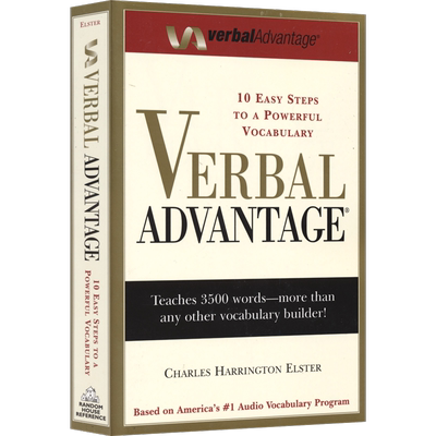 Verbal Advantage Ten Easy Steps to a Powerful Vocabulary SAT/GMAT/GRE英语考试 英语单词工具书 高级英语词汇书 英文原版进口