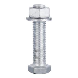 PE对接全塑电熔ppr法兰螺栓镀锌外六角螺丝螺母套装M14M18M20M30