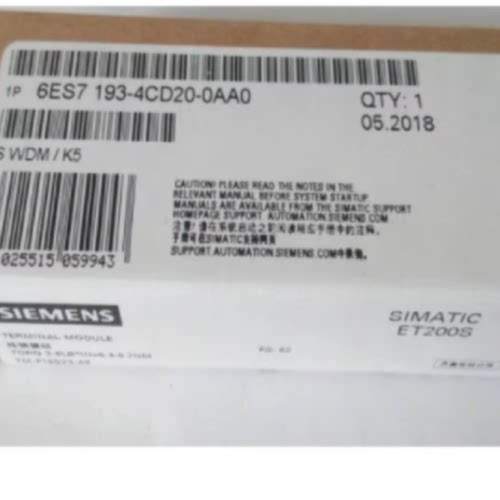 议价6ES7193-4CD20-0AA0西门子ET-200S DP电子端模块6ES71934CD20