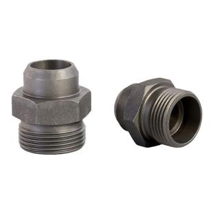 45#钢卡套焊接接头液压管道系统连接1CW/1DW公制螺牙永华