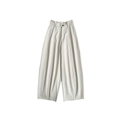 衣橱常穿Top1的米白色弯刀裤！