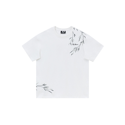 FORNINES新中式竹子刺绣T恤