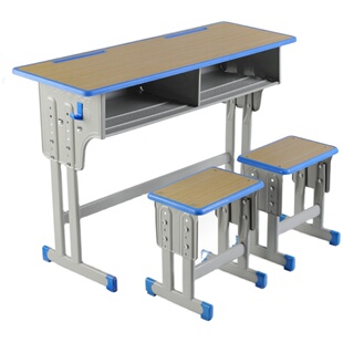 加厚中小学生课桌椅辅导班培训桌托管学校书桌儿童写字学习桌套装