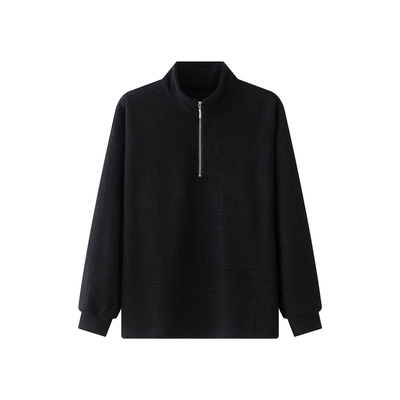 纯色重磅半高领Midashand卫衣