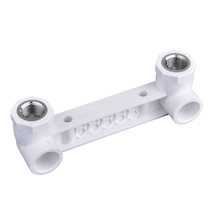 联塑ppr连体内丝弯头双联热熔4/6分管热水器专用内牙弯头水管配件