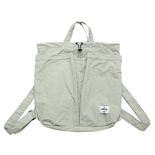 sobag日系休闲防泼水尼龙布双肩包女慵懒背包中性大容量学生书包