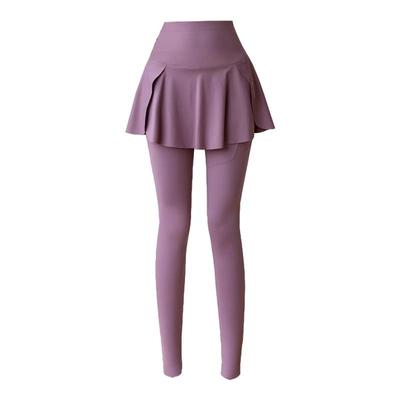 帕兰诱惑假两件瑜伽裙裤女外穿