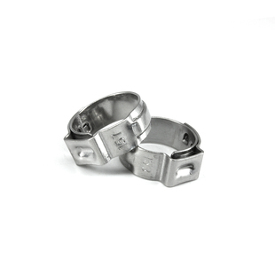 304单耳无极喉箍不锈钢强力卡箍欧克款管箍抱箍水管箍水油管紧固