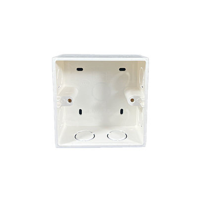 PVC阻燃开关插座接线盒明装带孔