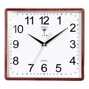 北极星时钟挂墙钟表家用客厅2026新款石英钟方形挂钟现代挂钟静音