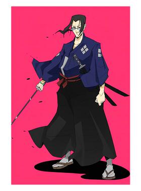混沌武士海报动漫漫画杂烩武士
