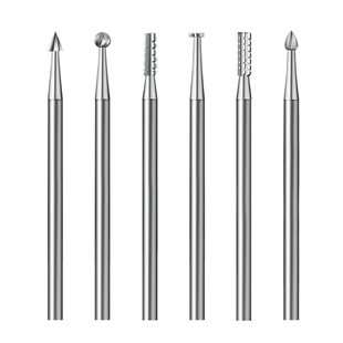 百旗电动雕刻刀头橄榄核核桃牙机核雕微雕钻头丸球直牙刀