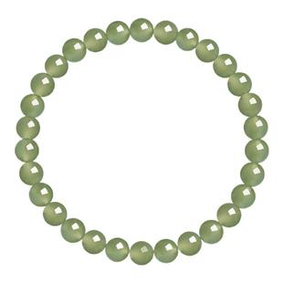 宫里上新和田玉手串女款天然正品玉石手链散珠串珠新中式生日礼物