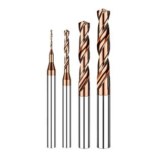 三特维特加长钨钢定柄五倍径0.5-12mm超硬打孔钻头硬质合金麻花钻