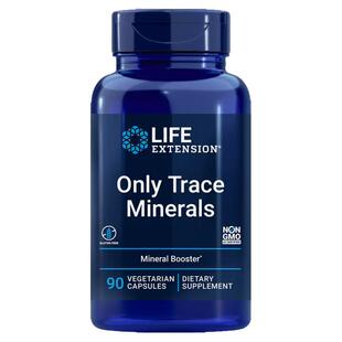保税微量元素矿物质锌铜锰铬硼90粒Only Trace美国Life Extension