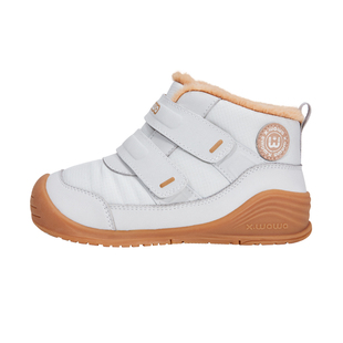 雪娃娃护踝机能鞋冬季儿童学步鞋男女童加绒加棉鞋高帮防滑雪地靴