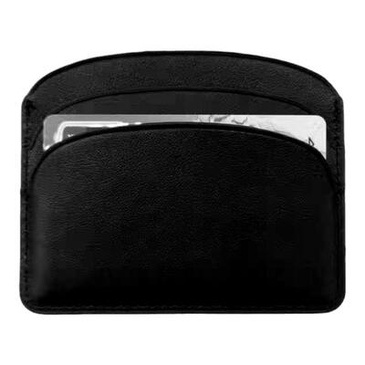 山本耀司风极简真皮卡包