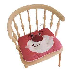 新上新-ins小众可爱卡通毛绒加厚坐垫椅垫草莓熊屁股垫子学生教室