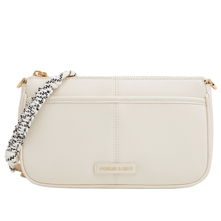 CHARLES&KEITH25秋季新款CK2-20271647链条绳结包挂小方包腋下包