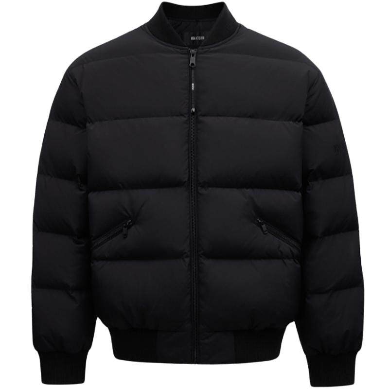 明星同款NBA ATELIER棒球领羽绒服秋冬轻薄短款保暖男士外套冬装